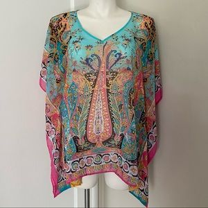 Like new plus size flowy poncho tunic
